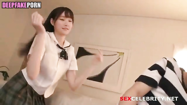 Kpopdeepfake Kim Sae-Ron [김새론 딥페이크 수음] Schoolgirl HandJob