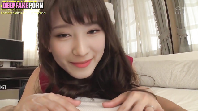 Fake Sana fuck wet pussy 湊崎 紗夏 ディープフェイク