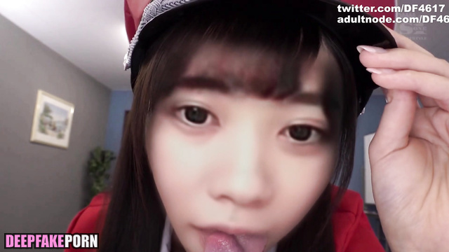 Takatsuji Urara wears her fav uniform while sucking my cock 高辻麗 フェイクポルノ [PREMIUM]