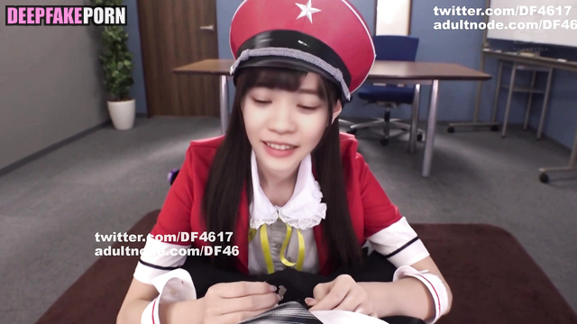 Takatsuji Urara wears her fav uniform while sucking my cock 高辻麗 フェイクポルノ [PREMIUM]