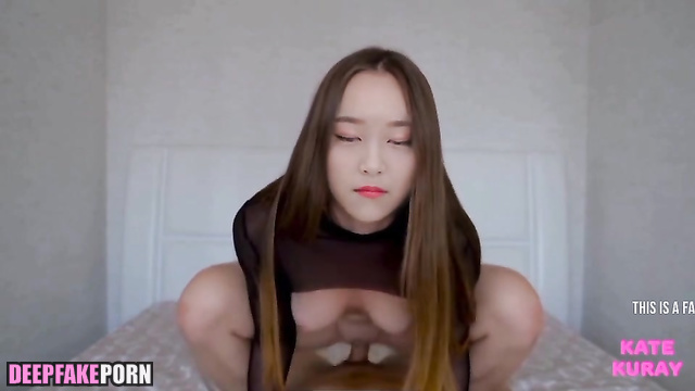 현진 이달의 소녀 가짜 포르노 Face swap HyunJin bouncing on cock [deepfake porn]
