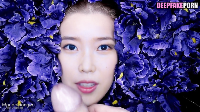 Fake flower IU sucks cock (딥페이크 아이유) [PREMIUM]