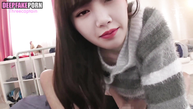 Adult Lisa jerks off her boyfriend's hairy cock (성인 리사 블랙핑크) [PREMIUM]