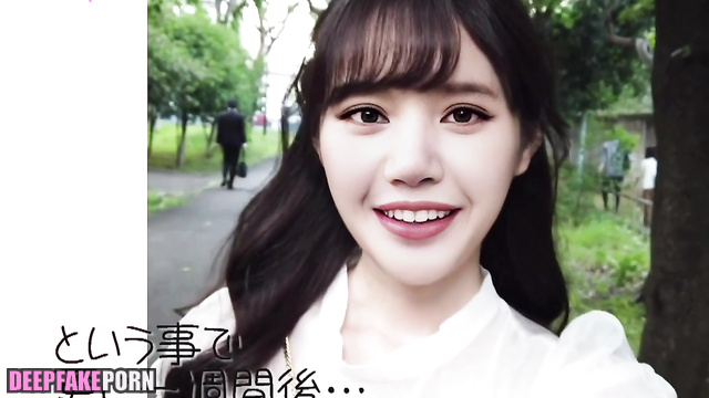 POV blowjob of a beautiful schoolgirl Lisa, fakeapp (리사 블랙핑크 가짜 앱) [PREMIUM]