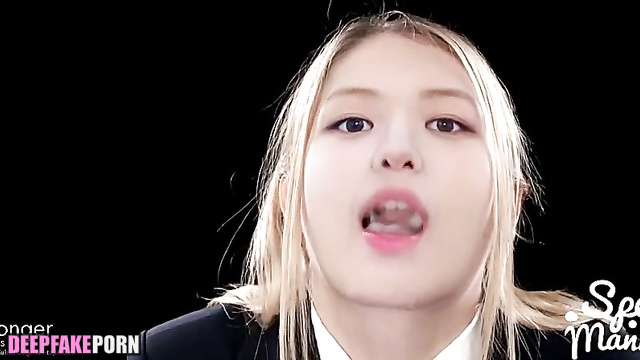 Fake korean girl Rose loves bukkake - 로제 블랙핑크 [PREMIUM]
