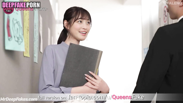 Kanna Hashimoto masturbaning in school toilet / 橋本 環奈 ディープフェイク