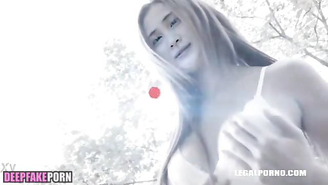 Mao Ichimichi loves when two black dicks inside her / 市道 真央 ディープフェイク