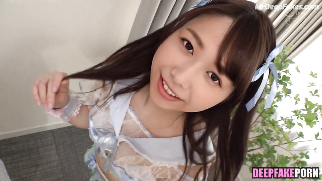 Risa Watanabe Keyakizaka46 fuck scene in cute suit / 欅坂46 ディープフェイク