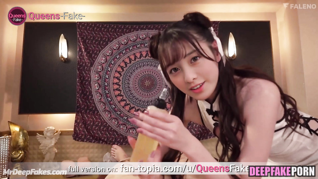 Beauty girl Kanna Hashimoto sexy massage / はしもと かんな ディープフェイク