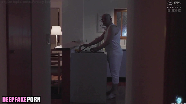 Bald old man cumshot inside AI Tong Liya (性感色情 佟丽娅) [PREMIUM]