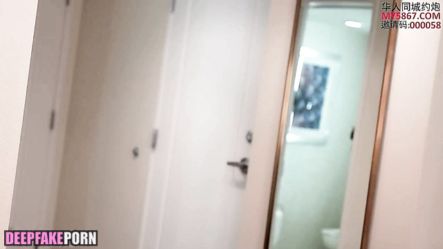 AI Sana (TWICE) gets fucked in a golden bikini (人工知能トゥワイス) [PREMIUM]