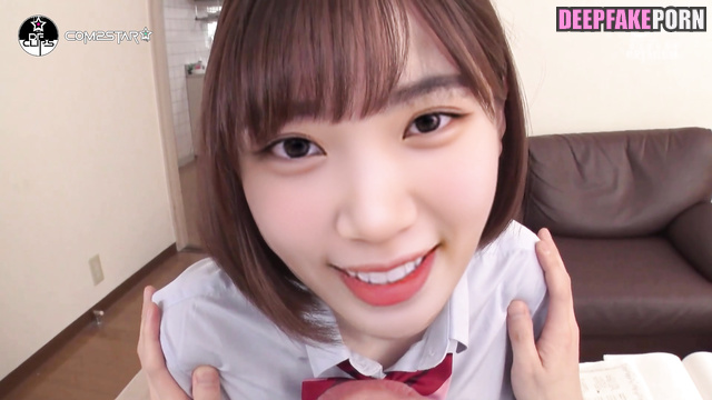 Hot Chaewon home sex tape (fuck in sexy skirt) - アイズワン 有名人のセックス [PREMIUM]