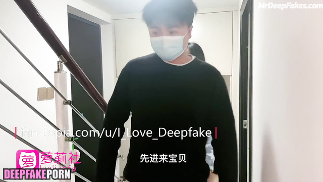 AI Liu Shishi undressed in front of her boyfriend (深度换脸 刘诗诗)