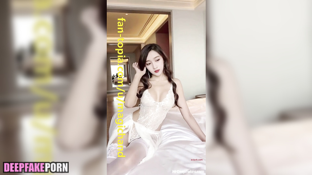 Guan Xiaotong in a very sexy dress (深度换脸 关晓彤)