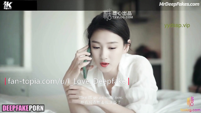Guan Xiaotong 关晓彤 deepfake/智能換臉 hotel sex with incredible ending