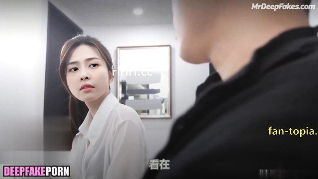 Fake Bai Lu jumped on dick for job title - 白鹿 性爱录像带