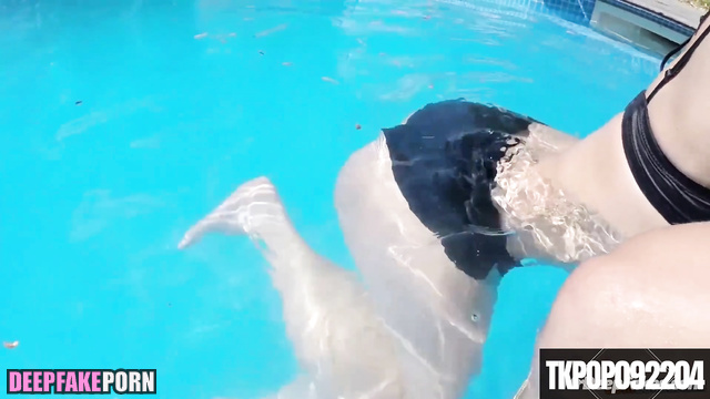 Hot babe in bikini Mina sweet fuck near pool // トゥワイス セックステープ
