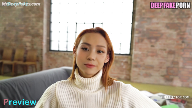 Redhairy babe Umji long blowjob in duplex // 여자친구 딥 페이크 포르노