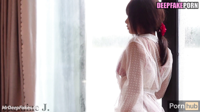 Gentle babe Sana from TWICE solo sex scene / トゥワイス フェイススワップ