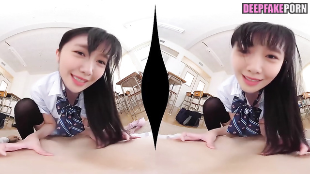 Hot schoolgirl Yoona, SNSD pov fuck scenes // 少女時代 有名人のセックス