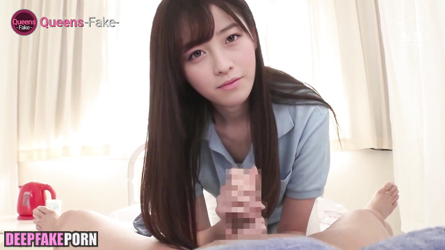 Celebrity sex - Kanna Hashimoto in sexy white pants (セレブのセックス 橋本 環奈) [PREMIUM]