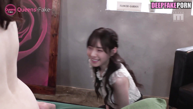 Fake Nanase Nishino watching porn being made (セックステープ 西野七瀬) [PREMIUM]