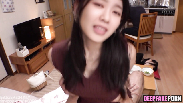 Fake Jiho (Oh My Girl) wants sexy dessert after dinner (진짜 가짜 지호) [PREMIUM]