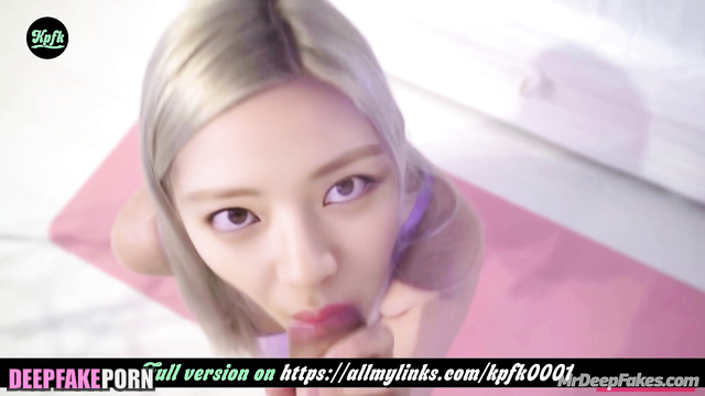 Yuna demonstrated perfect blowjob skills, fake / 유나 얼굴 교환