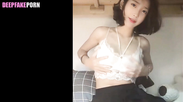 Deepfake IU completely undressed on webcam (진짜 가짜 아이유) [PREMIUM]