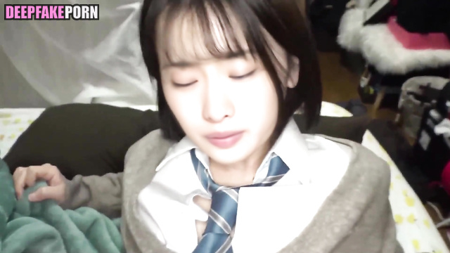 Satomi Ishihara licking dick for the first time, ai / 石原 さとみ 本物の偽物 [PREMIUM]