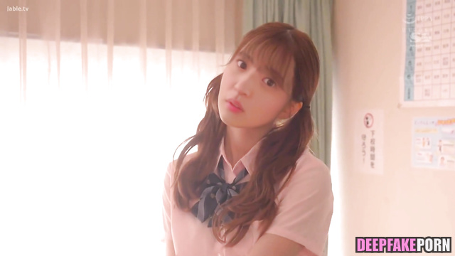 Endo Sakura enjoying cunni on the table, ai / 遠藤 さくら 乃木坂46 [PREMIUM]