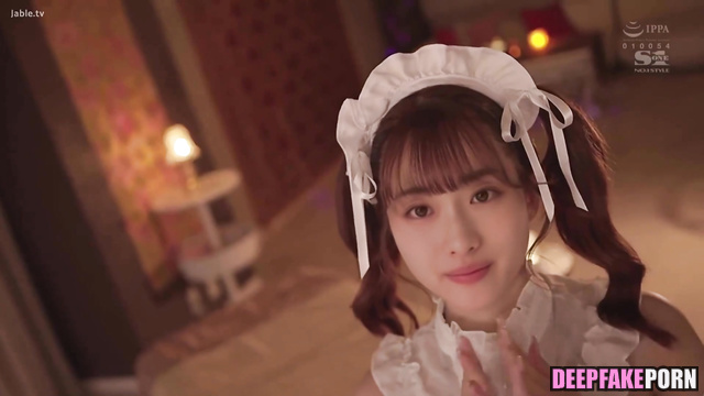 Japanese Satomi Ishihara sex in housemaid suit / 石原 さとみ 偽アプリ [PREMIUM]