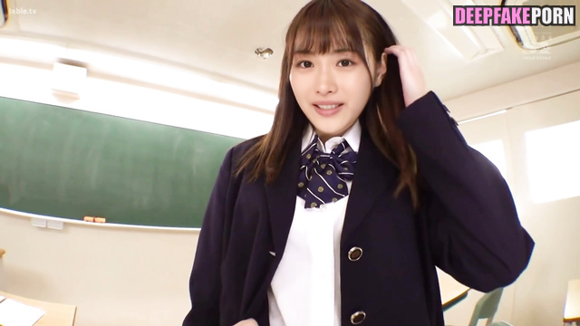 Funny Satomi Ishihara sex scene in high school / 石原 さとみ アダルトビデオ [PREMIUM]