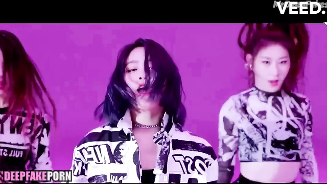 K-pop stars from ITZY love dance and fuck, fake pmv - 있지 섹스 테이프