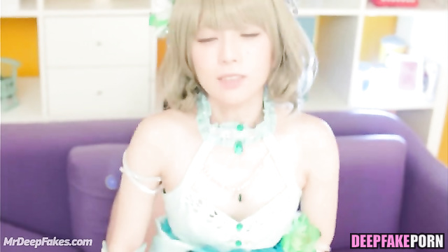 Pretty babe Saki Miyamoto in cute dress celeb sex / 宮本彩希 セックスシーン