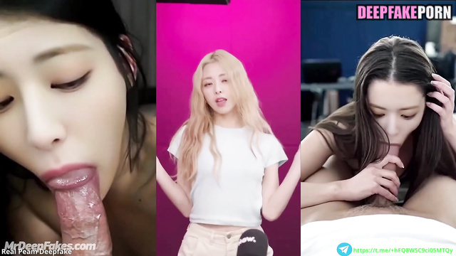 Yuna, ITZY sucking big dick, pov deepfake video (pmv) / 유나 섹스 테이프