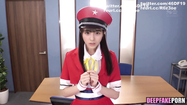 Ozono Momoko sucking cock in uniform, fakeapp - 大園桃子 乃木坂46 [PREMIUM]