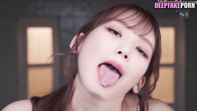 Sexy asian bitch Karina kissed so hot with stranger / 카리나 에스파 ai scenes