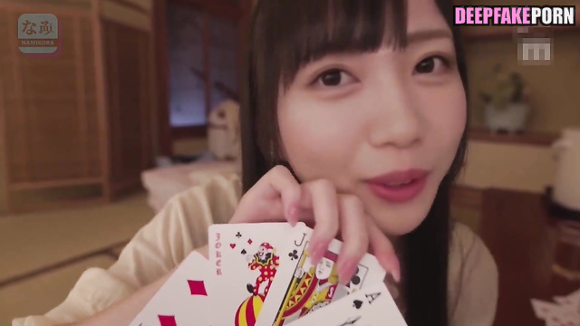 Kyoko Saito sucking cock after poker game, ai scenes - 齊藤京子 日向坂46