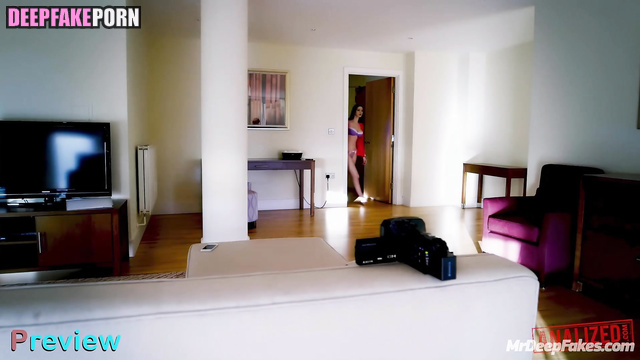 Arin (Oh My Girl) films her sexy fake body on camera (아린 인공 지능)