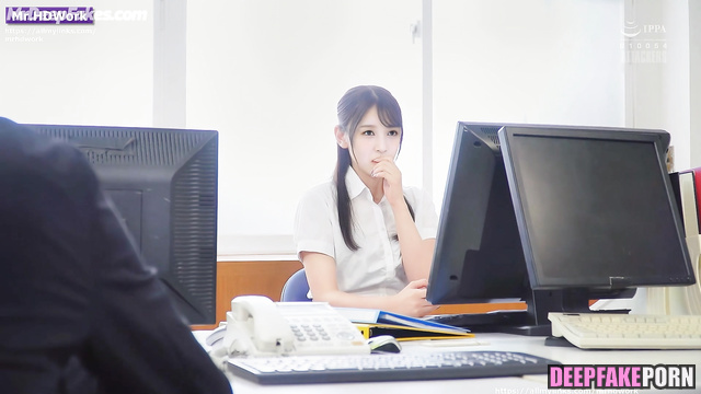 Mina makes フェイクポルノ fake porn of passionate sex at work TWICE トゥワイス