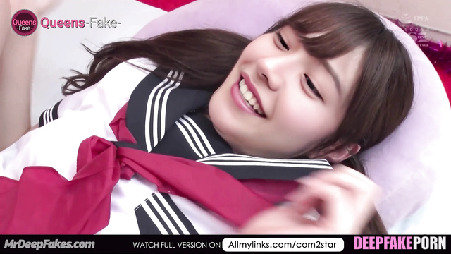 人工知能 Yui Asakura/浅倉唯 in sexy costume takes orgasming ride on dick AI