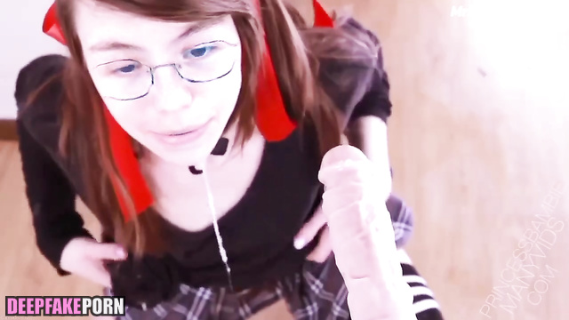 Tiptoe Tingles ASMR gives me promise to make me cum in pov deepfake