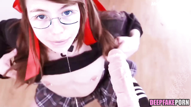 Tiptoe Tingles ASMR gives me promise to make me cum in pov deepfake