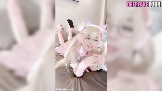 Funny teen Tiptoe Tingles ASMR dancing in the presence of her toys, ai