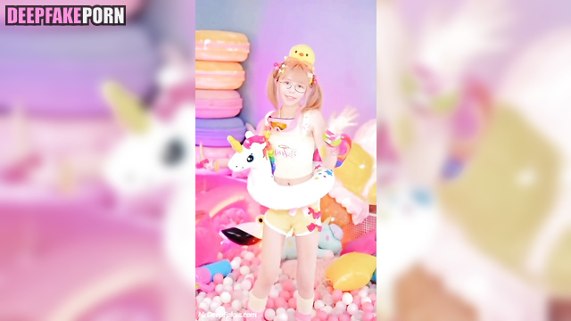 Funny teen Tiptoe Tingles ASMR dancing in the presence of her toys, ai