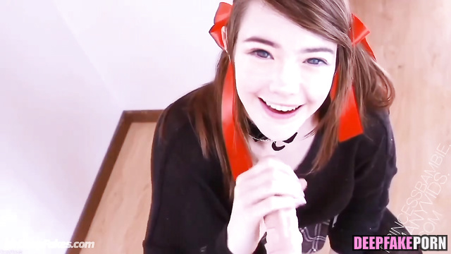 Threesome blowjob - Tsuruko and her bestie / pov deepfake video