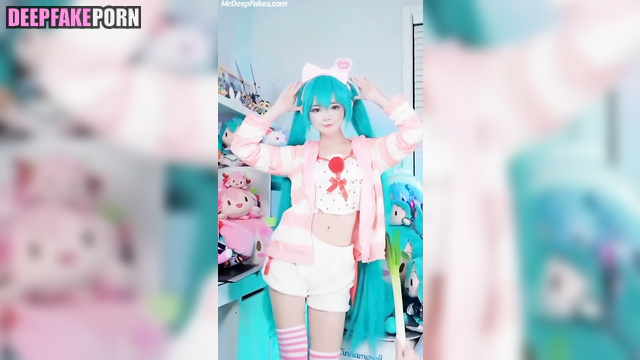 Cute and sexy dance in different clothes, Tsuruko fakeapp