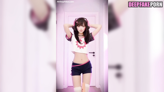 Cute and sexy dance in different clothes, Tsuruko fakeapp