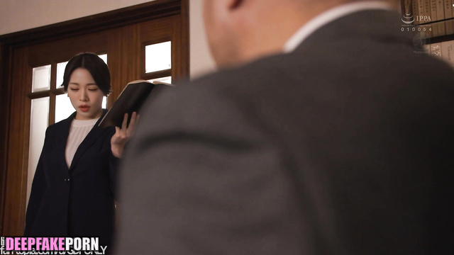 Fake Chaeyoung has to fuck with ugly boss for promotion 이채영 프로미스나인 [PREMIUM]